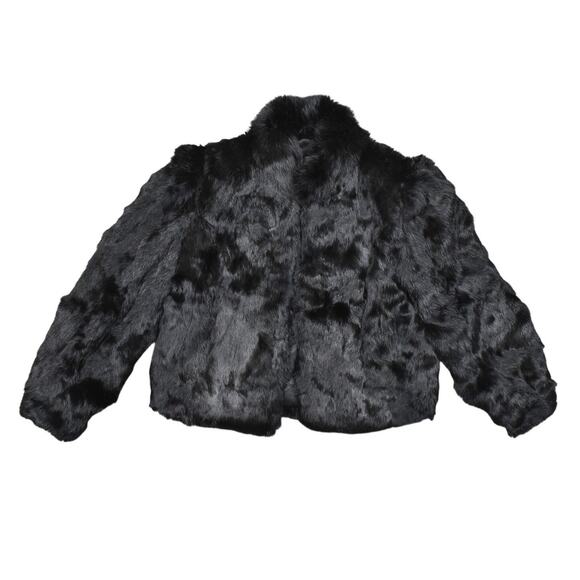 Vintage Bermans Rabbit Fur Jacket Women's Large Style 3705 - Picture 1 of 14